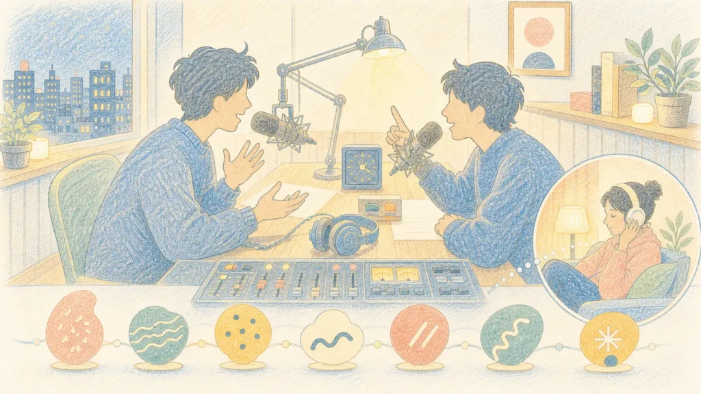 ラジオのトーク